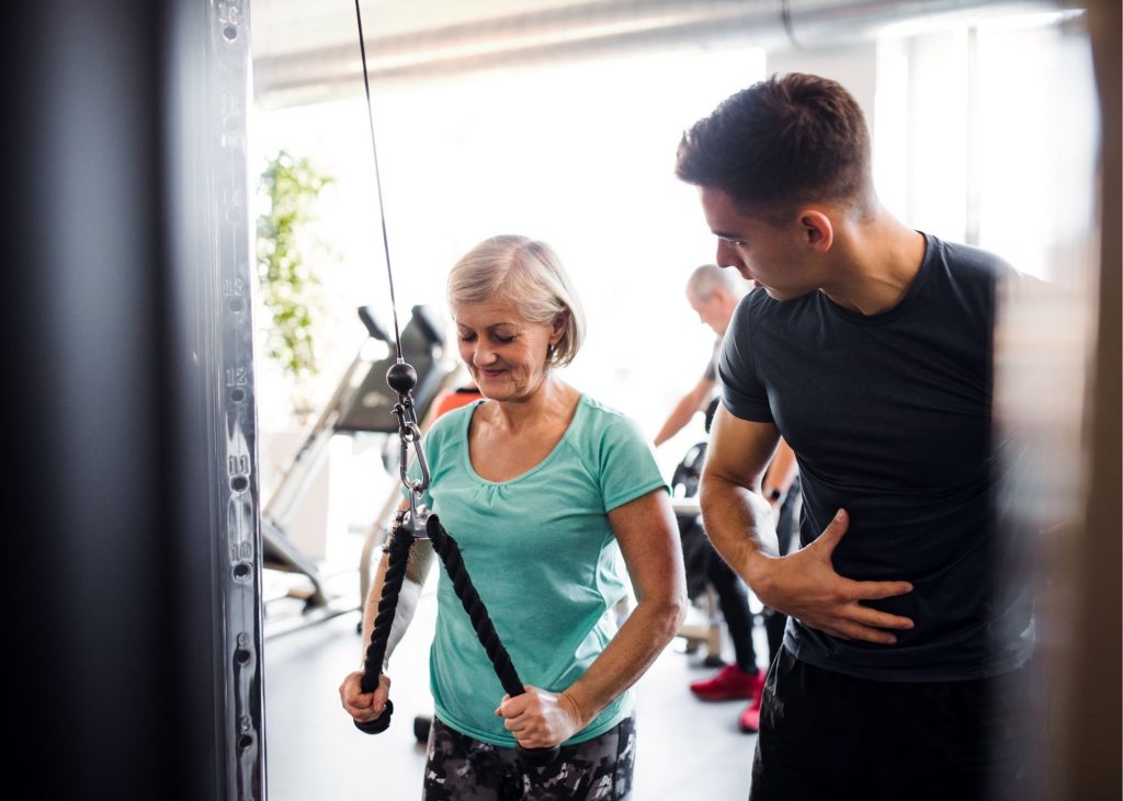 Muscle strength for seniors. 